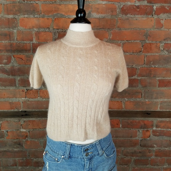 Spice It Up Sweaters - SOLD Spice It Up Womens Fuzzy Sweater Tan Cable